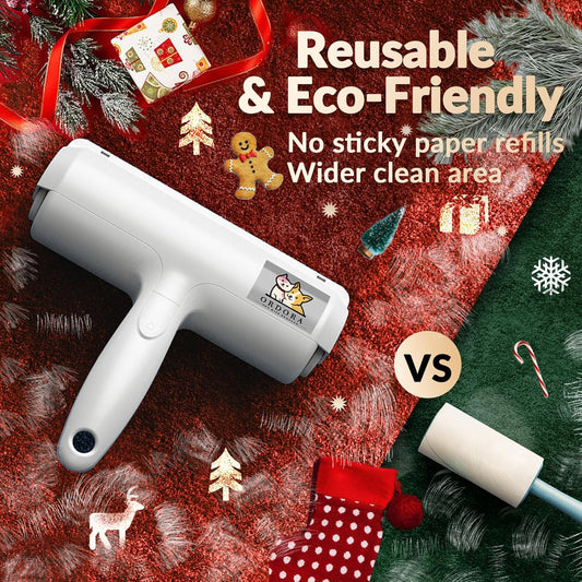 Pet Hair Removal Tool：Reusable Lint Roller for Pet Hair - Portable Pet Hair Remover - Dog and Cat Hair Remover for Couch, Furniture, Carpet, Clothes and Car Seat