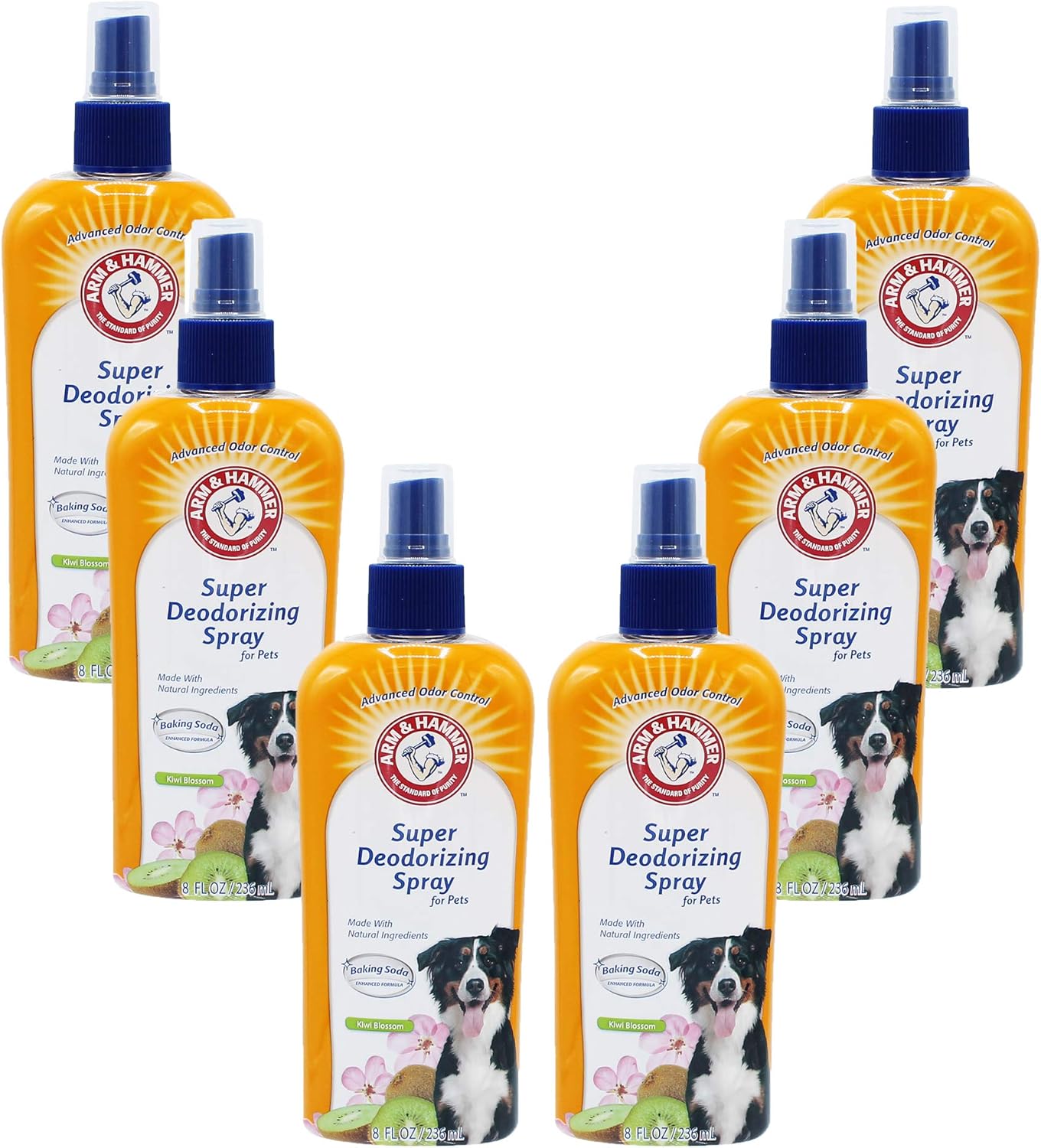 Best Pet Odor Eliminating Spray for All Dogs & Puppies | Fresh Kiwi Blossom Scent That Smells Great, 8 Ounces
